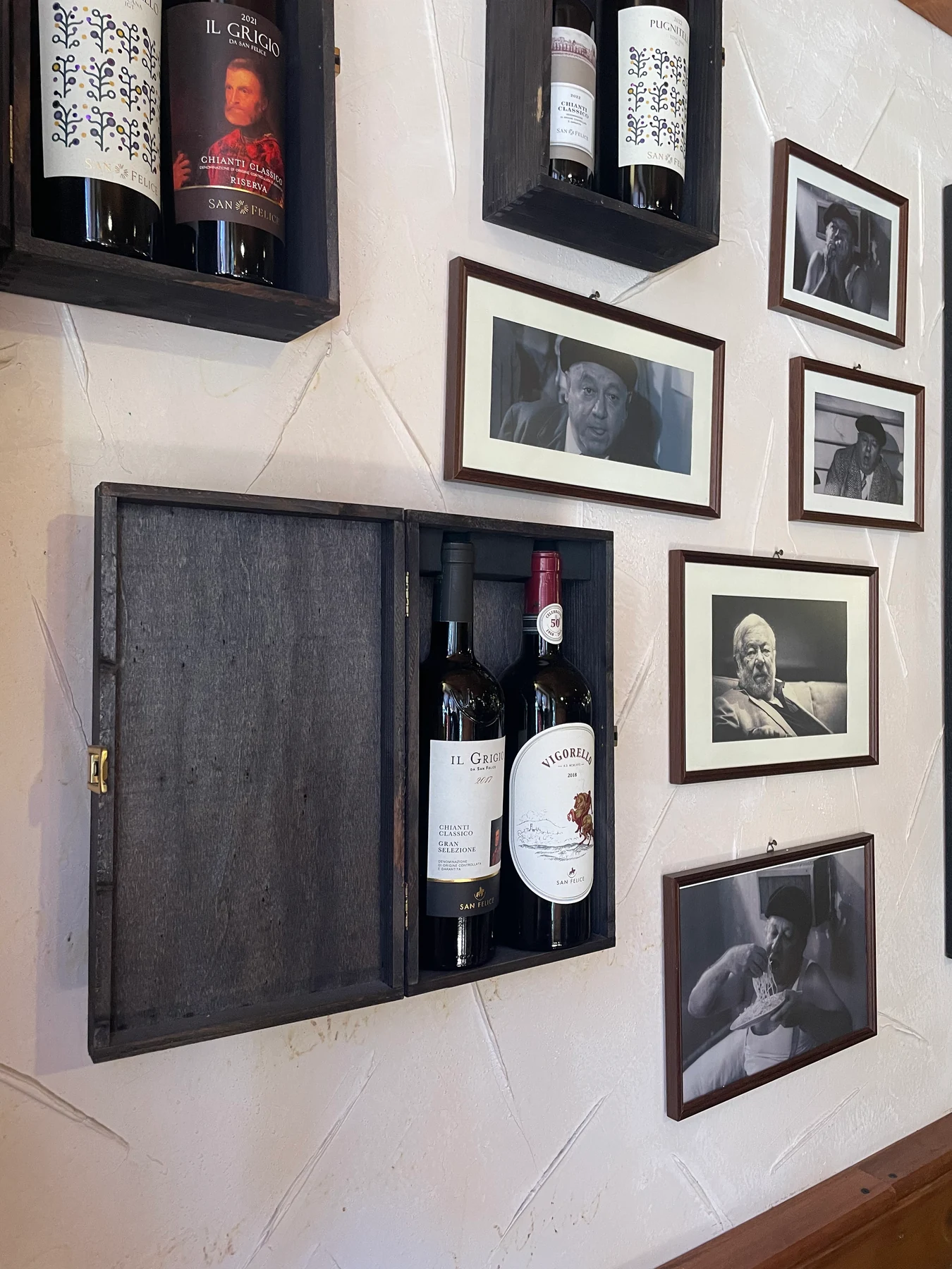 Le bottiglie della cantina
